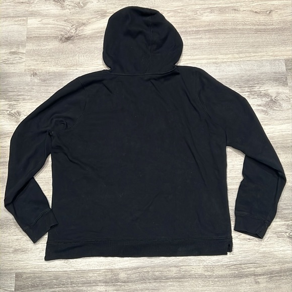 Women's American Eagle Outfitters Black Hooded Sweatshirt - Picture 4 of 4